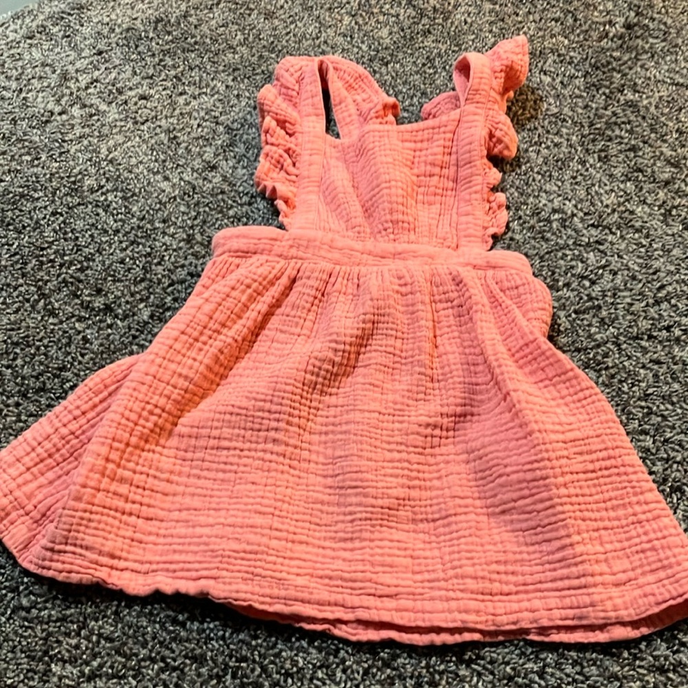 Girls linen dress